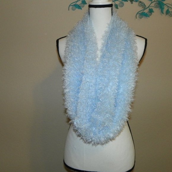 Scarf LOT 3 Blue Black White Neck Wrap - Picture 7 of 7